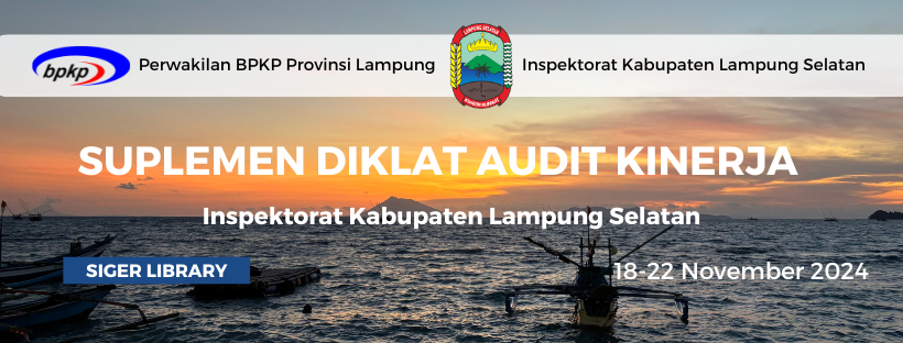 Suplemen Diklat Audit Kinerja Berbasis Risiko (Inspektorat Kabupaten Lampung Selatan)