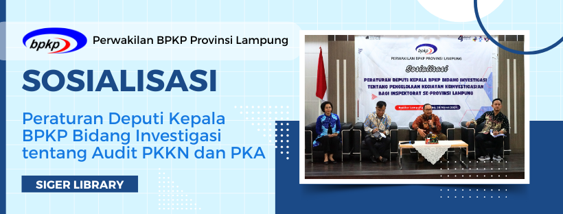 Sosialisasi Peraturan Deputi Kepala BPKP Bidang Investigasi tentang Audit PKKN dan PKA bagi APIP Daerah salin 1